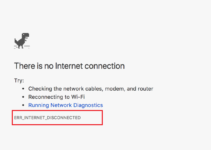 ERR_INTERNET_DISCONNECTED in Chrome