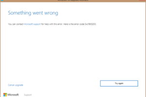 Windows 10 Update Error 0xc1900200